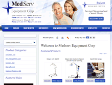 Tablet Screenshot of medservdme.com